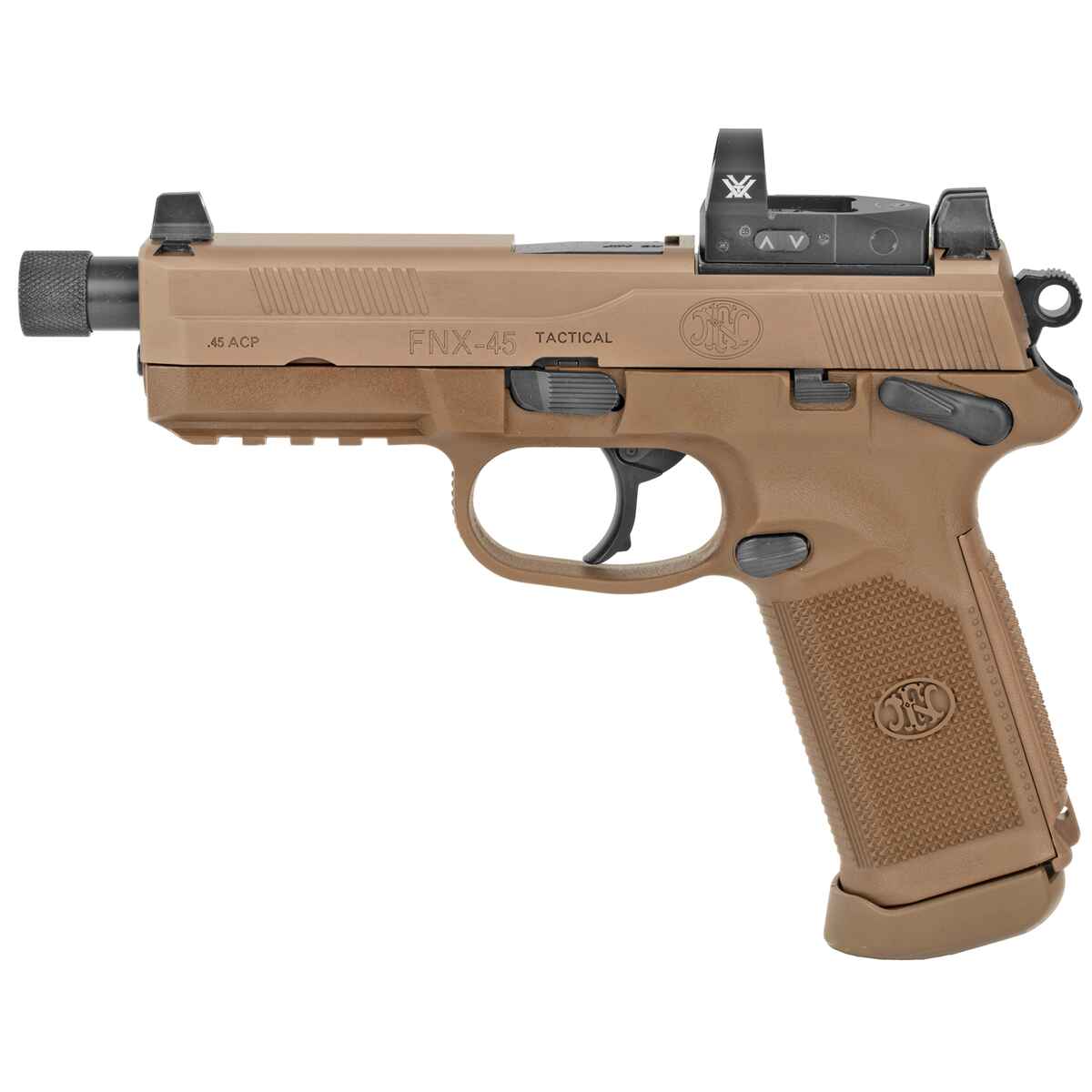 FN FNX TACT 45ACP 15RD FDE NS 2MAG – Bild 3