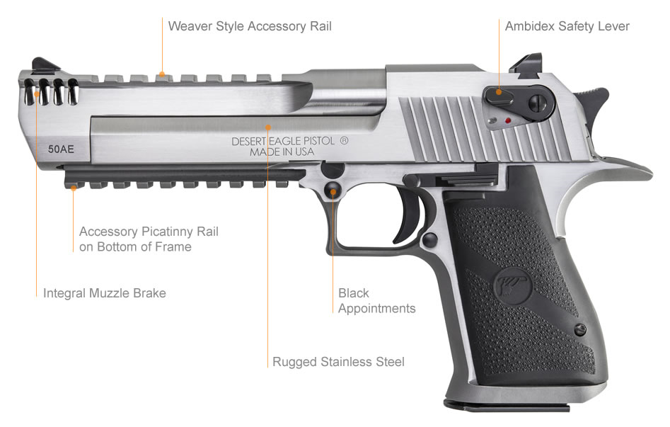 Desert Eagle Pistol Mark XIX DE50SRMB 50AE 6 – Bild 4