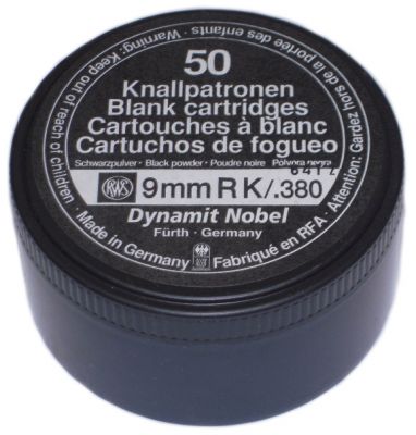 9mm/380 Knall Schwarzp