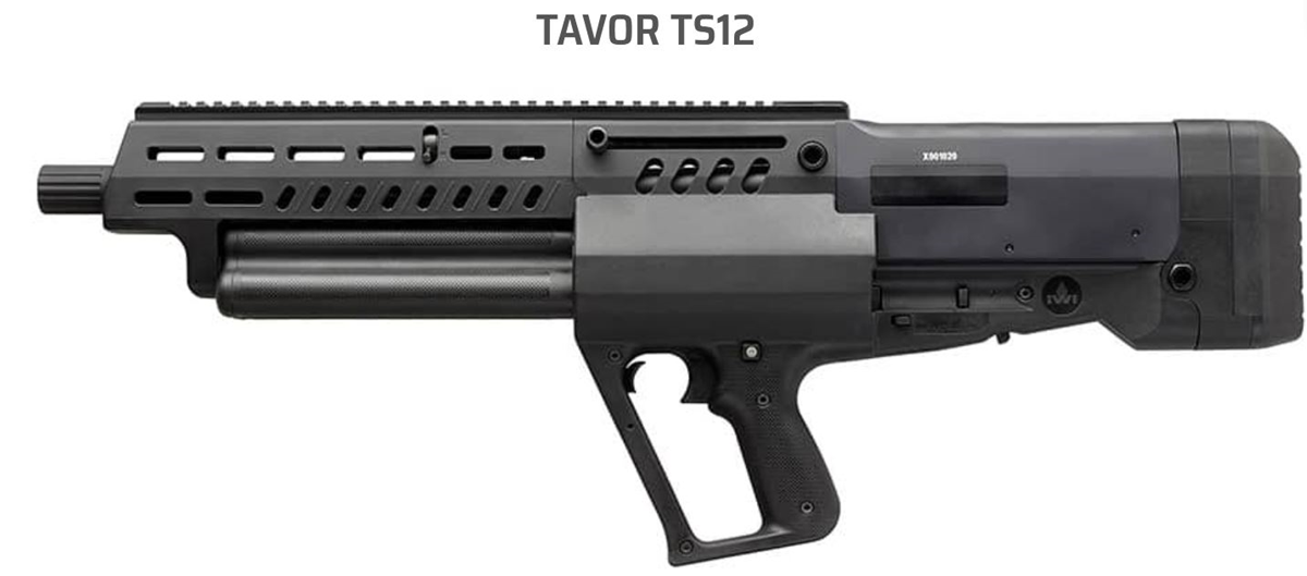 IWI Tavor TS12 18.5" Kal 12/76 BLK