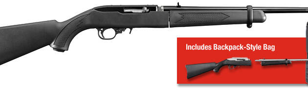 Ruger K10/22-TD Black 18 1/2