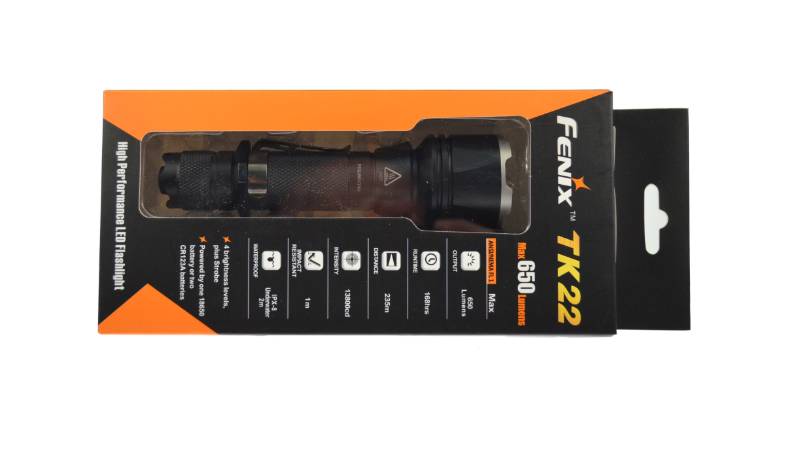 Fenix Lampe TK22 CR123A