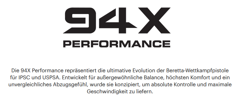 Beretta 94X Performance RDO 9mmPara – Bild 4